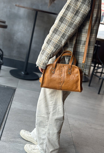 Cute Womens Genuine Leather Shoulder Bag Small Leather Crossbody Bag Chic