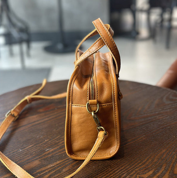 Cute Womens Genuine Leather Shoulder Bag Small Leather Crossbody Bag Cowhide