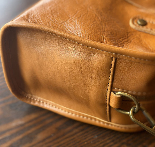Cute Womens Genuine Leather Shoulder Bag Small Leather Crossbody Bag Durable