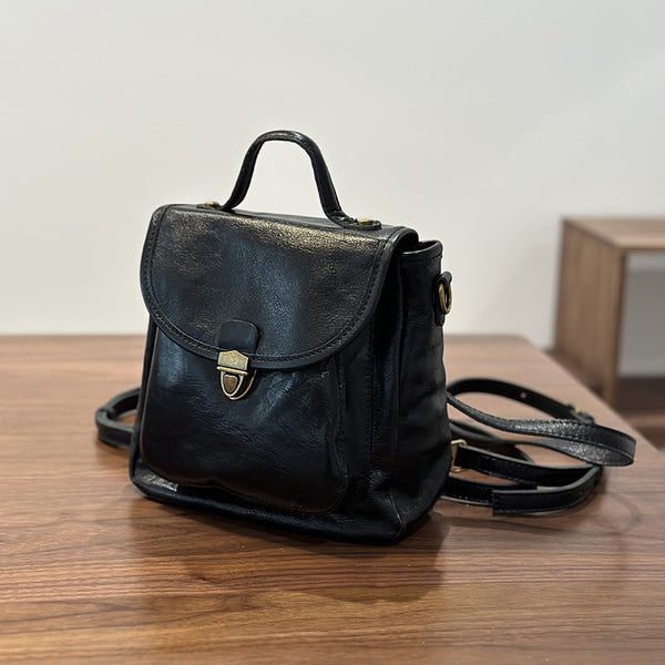 Cute Womens Mini Leather Backpack Bag Small Over The Shoulder Purse Accessories