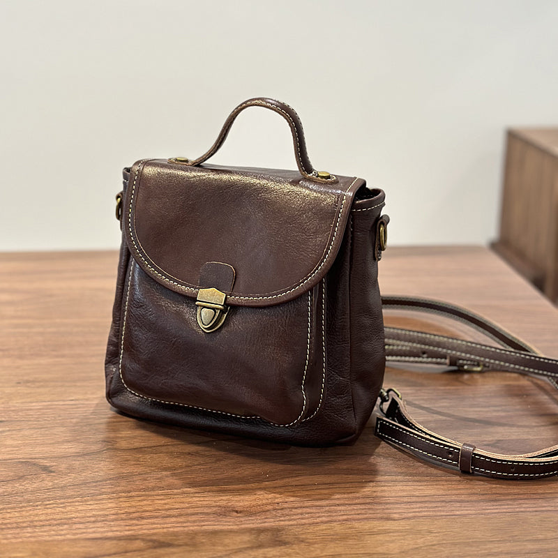 Cute Womens Mini Leather Backpack Bag Small Over The Shoulder Purse Affordable