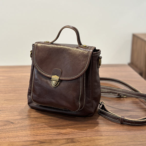 Cute Womens Mini Leather Backpack Bag Small Over The Shoulder Purse Affordable