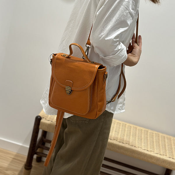 Cute Womens Mini Leather Backpack Bag Small Over The Shoulder Purse Beautiful