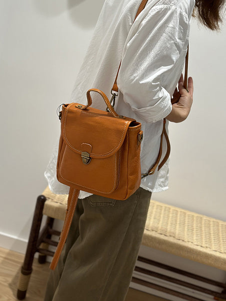 Cute Womens Mini Leather Backpack Bag Small Over The Shoulder Purse Classic