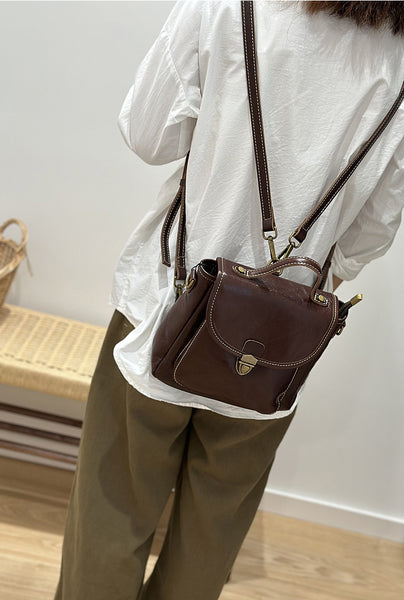 Cute Womens Mini Leather Backpack Bag Small Over The Shoulder Purse Designer