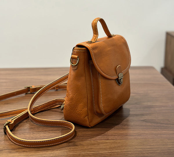 Cute Womens Mini Leather Backpack Bag Small Over The Shoulder Purse Gift-idea