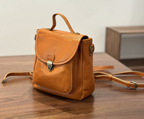 Cute Womens Mini Leather Backpack Bag Small Over The Shoulder Purse Gift