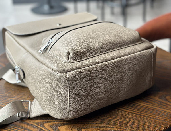 Cute Womens Small Leather Rucksack Ladies Small Leather Backpack Cowhide