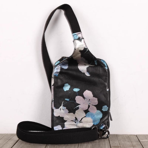 Elegant Women's Leather Crossbody Sling Bag Chest Bag For Women Affordable