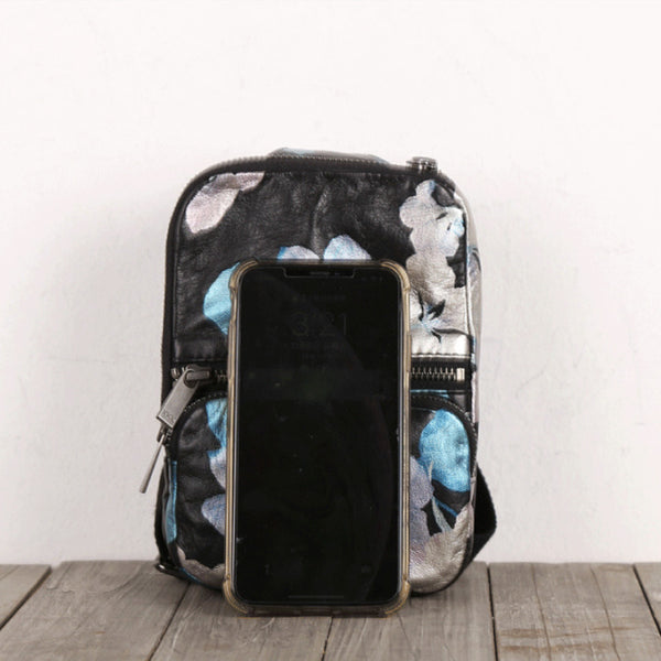 Elegant Women's Leather Crossbody Sling Bag Chest Bag For Women Classic