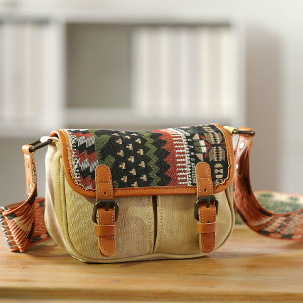 Women's Crossbody Messenger Bag Canvas Shoulder Bag