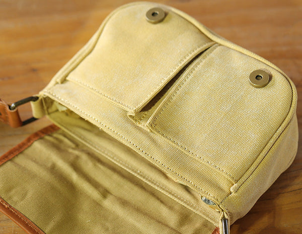 Ethnic Style Ladies Small Canvas Crossbody Bag Women's Satchel Bag Stylish