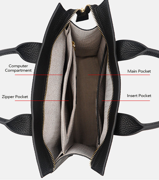 Functional Square Leather Backpack Top Handle Handbag for Women Capacity