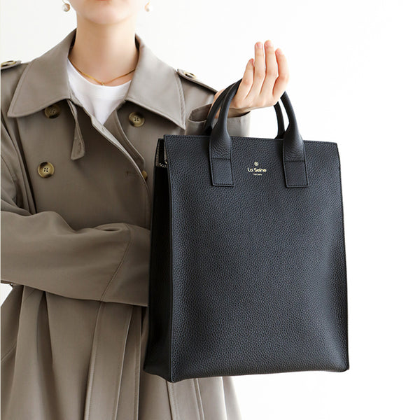 Functional Square Leather Backpack Top Handle Handbag for Women Classic