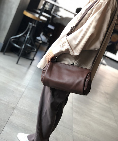 Genuine Leather Shoulder Bags For Women Soft Leather Crossbody Bag