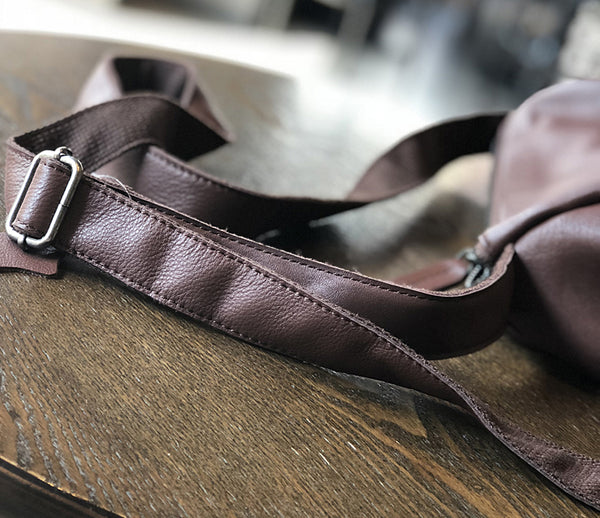 Genuine Leather Shoulder Bags For Women Soft Leather Crossbody Bag Details