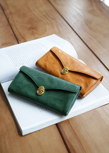 Handmade Womens Small Envelope Wallet Ladies Clutch Wallets Chic
