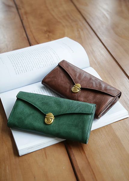Handmade Womens Small Envelope Wallet Ladies Clutch Wallets Classic