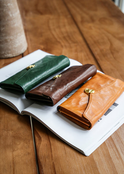 Handmade Womens Small Envelope Wallet Ladies Clutch Wallets Durable