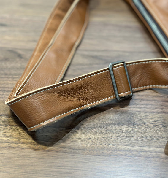 Hobo Ladies Leather Cross Body Bags Medium Brown Leather Shoulder Bag Handmade