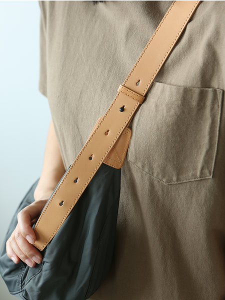 Hobo Women's Nylon Crossbody Bag Nylon Shoulder Bags with Leather Accents Unique