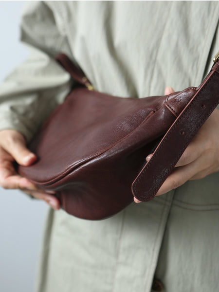 Hobo Womens Leather Over The Shoulder Bag Leather Small Crossbody Purse Cowhide