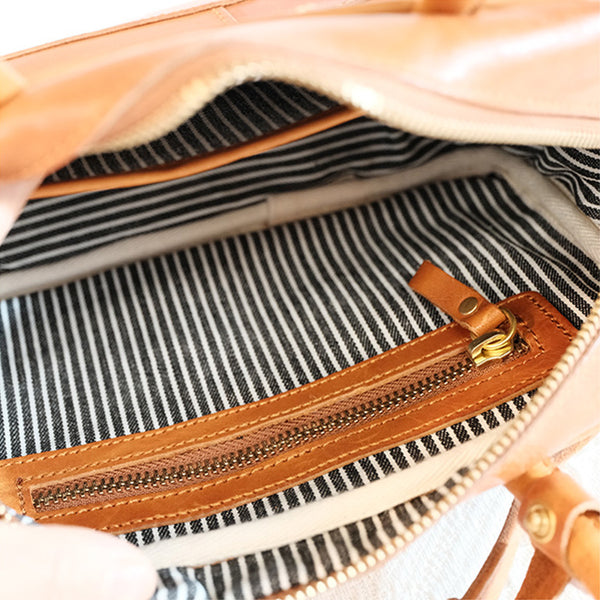 Ladies Beautiful Leather Handbags Spliced Leather Crossbody Purse Capacity