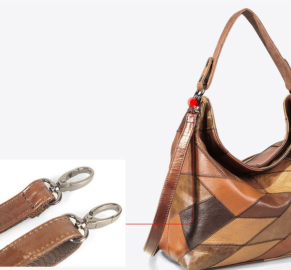 Ladies Genuine Leather Hobo Bags Shoulder Handbags For Women Fashion