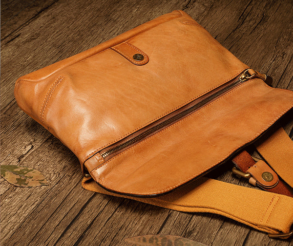 Ladies Small Black Leather Crossbody Bag Leather Messenger Bag For Women Cowhide