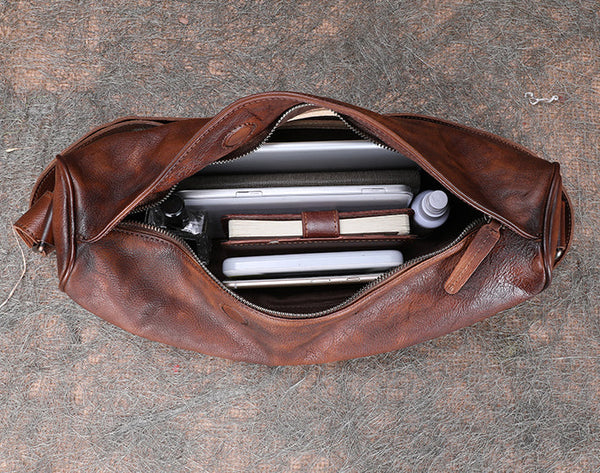 Large Women's Crossbody Chest Bag Leather Sling Bags For Women Capacity