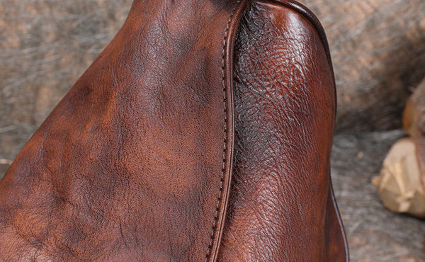 Large Women's Crossbody Chest Bag Leather Sling Bags For Women Cowhide