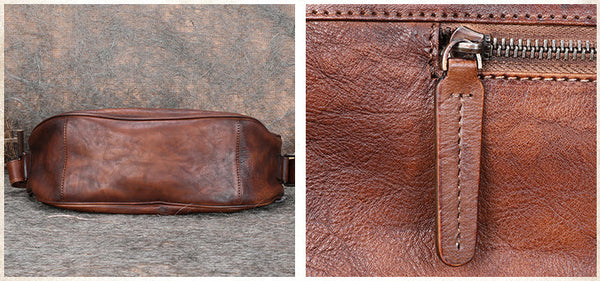 Large Women's Crossbody Chest Bag Leather Sling Bags For Women Durable