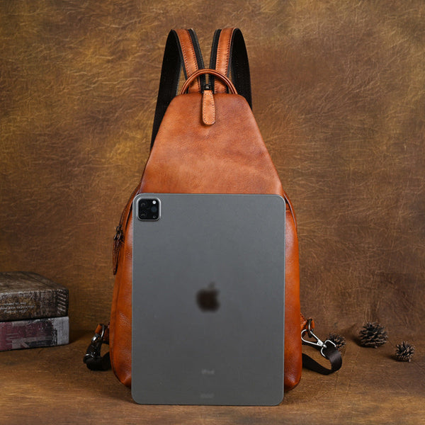 Lotus Pattern Ladies Leather Backpack Purse Ladies Small Leather Rucksack Classic