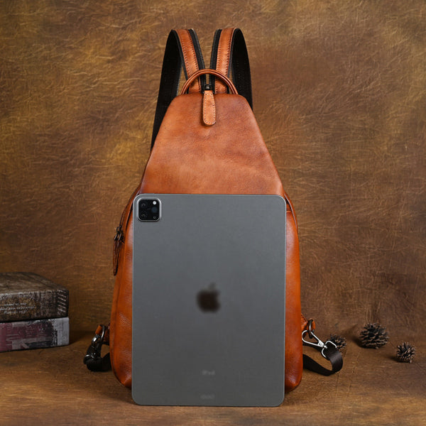 Lotus Pattern Ladies Leather Backpack Purse Ladies Small Leather Rucksack Classic