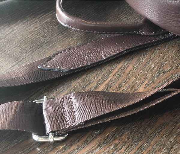 Mini Genuine Leather Backpack for Women Vintage Small Cowhide Daypack with Pockets Quality