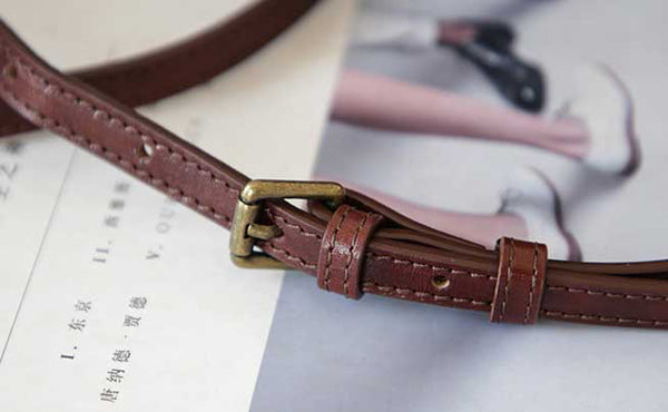 Mini Leather Phone Bag for Women Casual Retro Crossbody Handbag Handmade