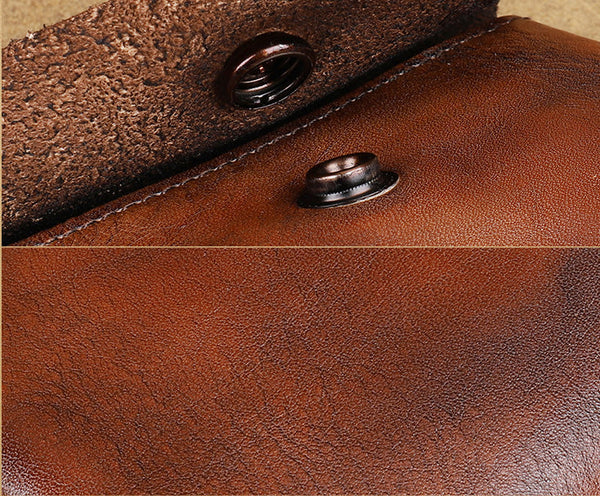 Mini Womens Card And Coin Purse Genuine Leather Wallets For Ladies Inside