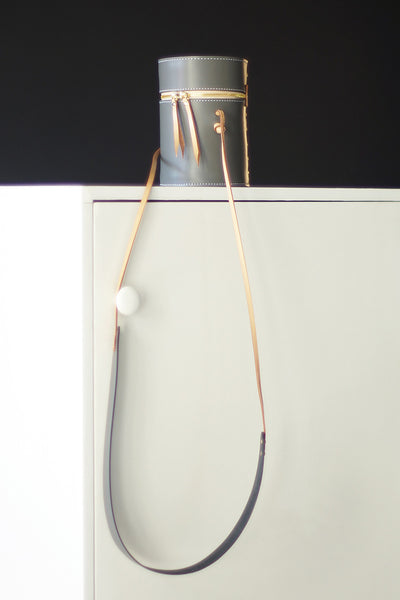 Mini Womens Leather Barrel Bag Genuine Leather Crossbody Purse For Women Casual