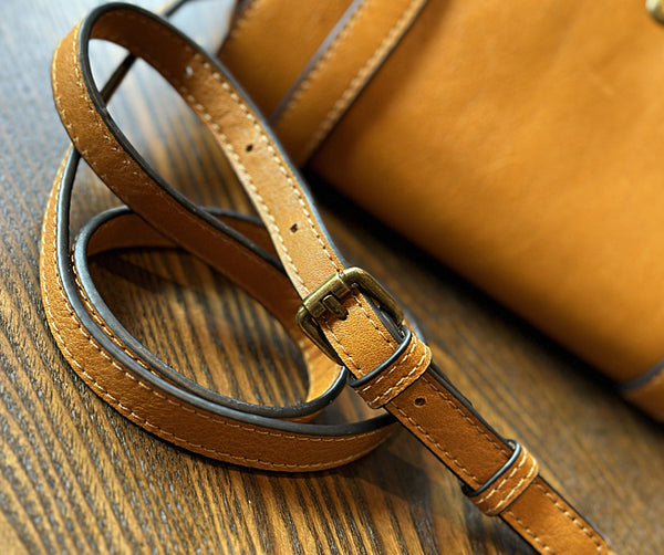 Retro Womens Leather Satchel Crossbody Bag Small Leather Crossbody Bag Fashion