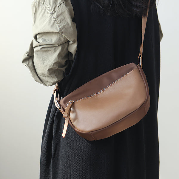 Small Shoulder Bags For Women Leather And Nylon Crossbody Bag Accessories