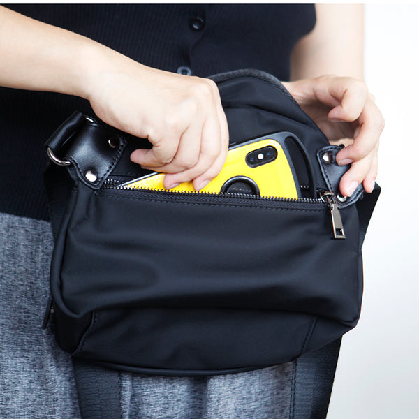 Small Women's Nylon Crossbody Bag Ladies Shoulder Bag Small