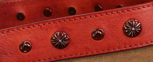 Small Womens Rivet Cowhide Crossbody Purse Ladies Shoulder Bags Vintage