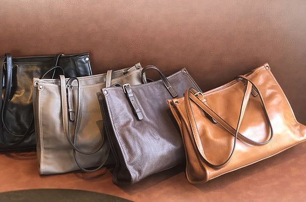 Soft-Leather-Women’s-Tote-Fits-A26-Zipper-Closure-Everyday-Office-and-Casual-Handbag-Fashionable