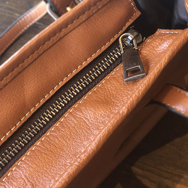 Soft-Leather-Women’s-Tote-Fits-A36-Zipper-Closure-Everyday-Office-and-Casual-Handbag-Inside