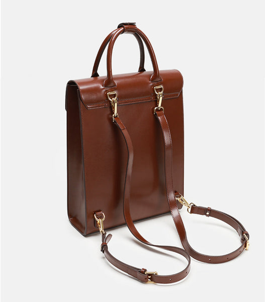 Styish Womens Small Leather Backpack Purse Leather Rucksack Back