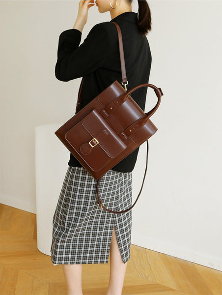 Styish Womens Small Leather Backpack Purse Leather Rucksack Beautiful