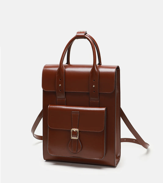 Styish Womens Small Leather Backpack Purse Leather Rucksack Cool