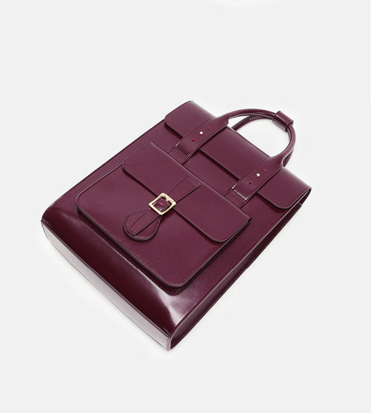 Styish Womens Small Leather Backpack Purse Leather Rucksack Cute