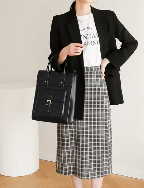 Styish Womens Small Leather Backpack Purse Leather Rucksack Designer