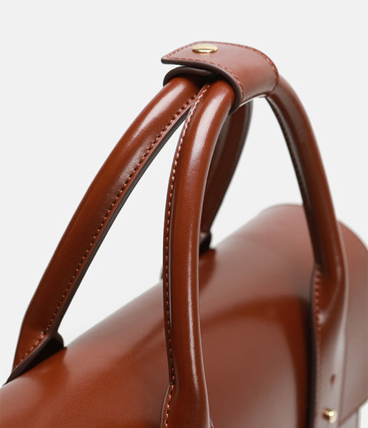 Styish Womens Small Leather Backpack Purse Leather Rucksack Details